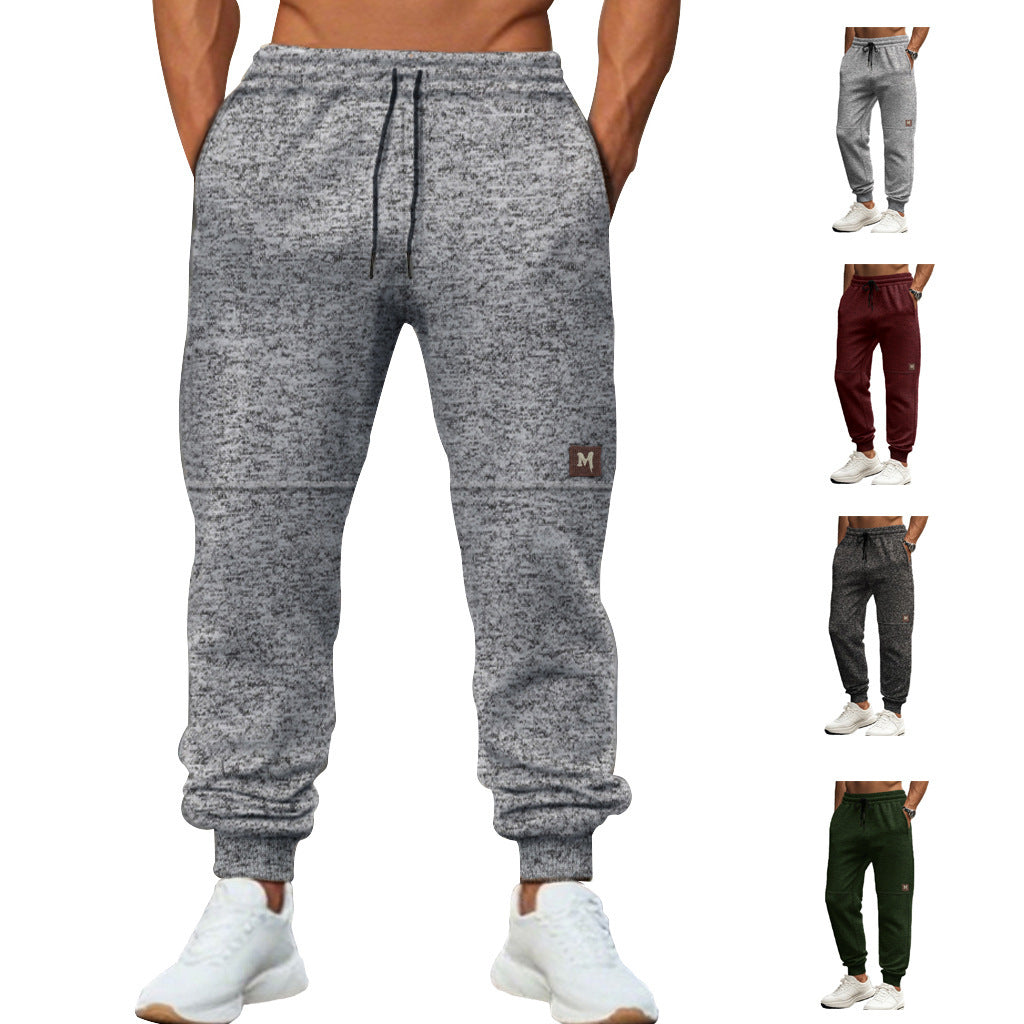 Herren moderne Jogginghose mit elastischem Bund und seitlichen Taschen EB