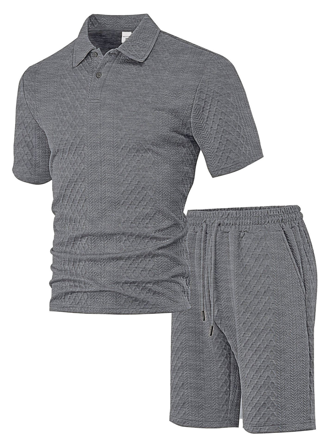 Damen lässiges Polo-Set mit Shorts EB