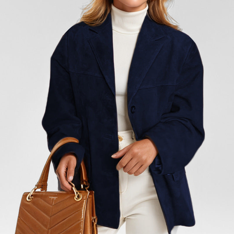 Damen Elegante und gemütliche Blazerjacke EB