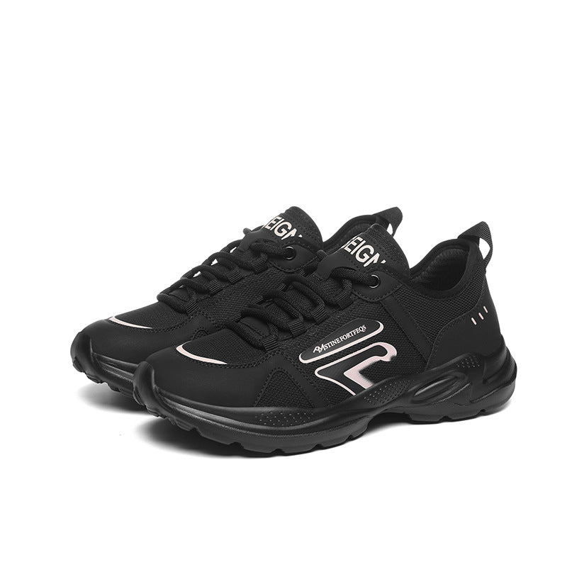 Damen Sportliche und atmungsaktive Lauf-Sneaker mit rutschfester Sohle EB