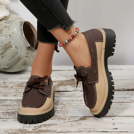 Damen freizeitorientierte Sneakers im lässigen Boots-Stil mit rutschsicherer Sohle EB