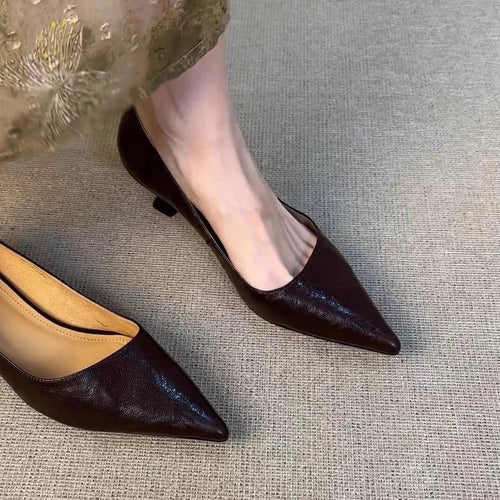 Damen elegante Pumps mit modischem Spitzendesign und bequemer Innensohle EB