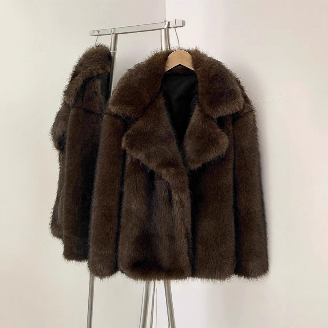 Damen Kunstpelz-Jacke EB
