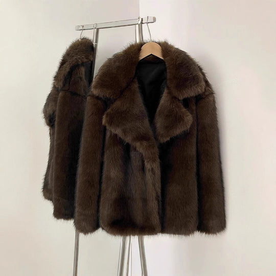 Damen Kunstpelz-Jacke EB