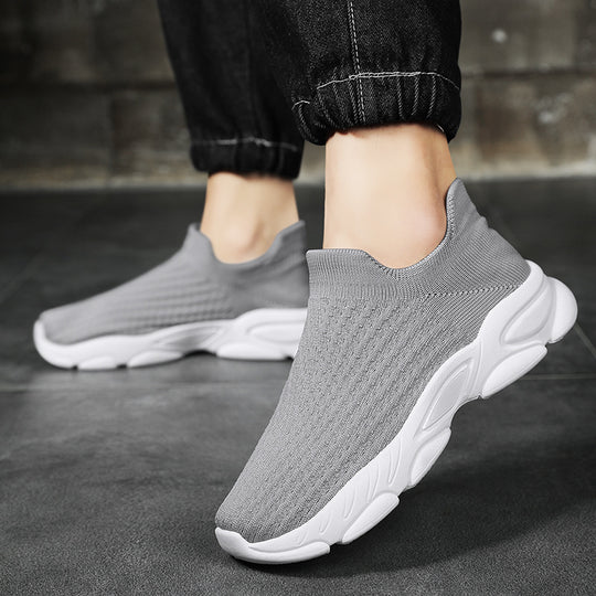Damen Sportliche Slip-On Sneakers mit flexibler Sohle EB