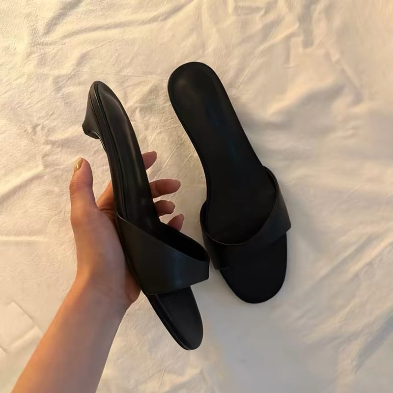 Damen Schlichte und elegante Sling-Pantoletten mit bequemer Sohle EB