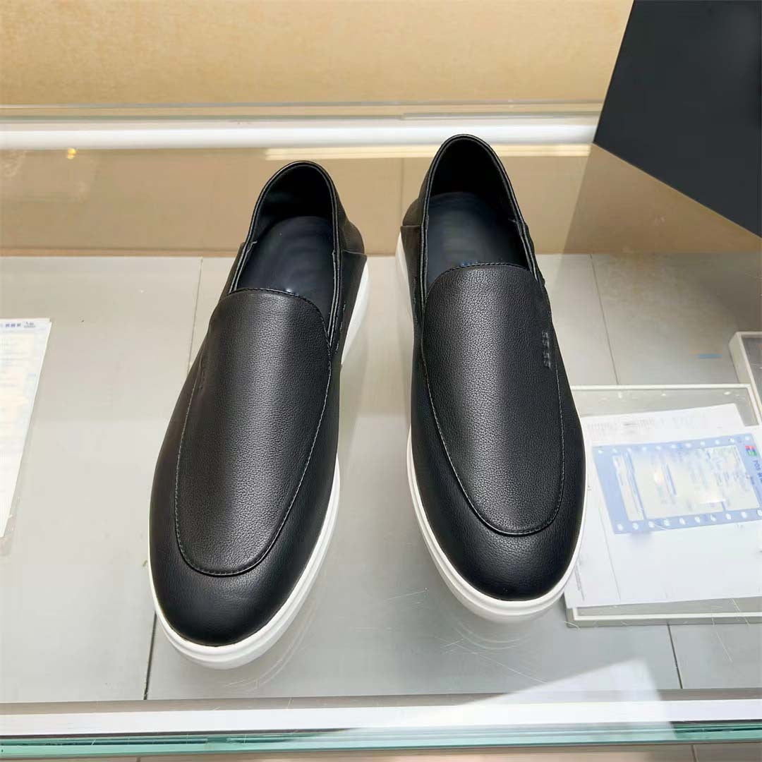Damen Mokassin-Sneaker mit hochwertiger Lederausstattung und rutschfester Sohle EB