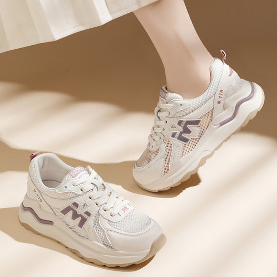 Damen Sportliche und atmungsaktive Laufschuhe mit dämpfender Sohle EB