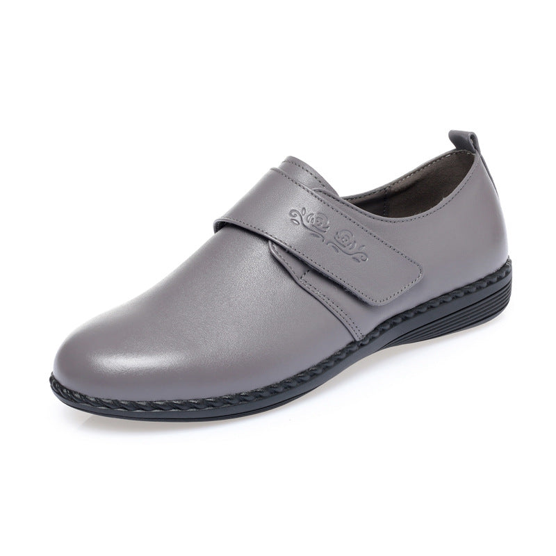 Damen Komfortable Schnürschuhe mit verstellbarem Klettverschluss und flexibel gepolstertem Fußbett EB
