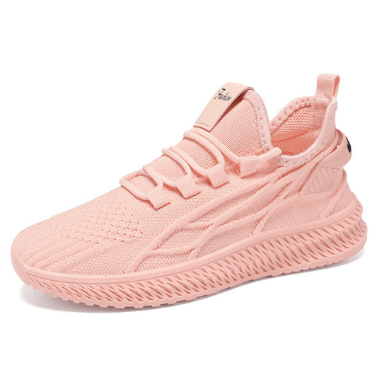 Damen Atmungsaktive Sport-Sneaker mit elastischem Obermaterial und dämpfender Sohle EB