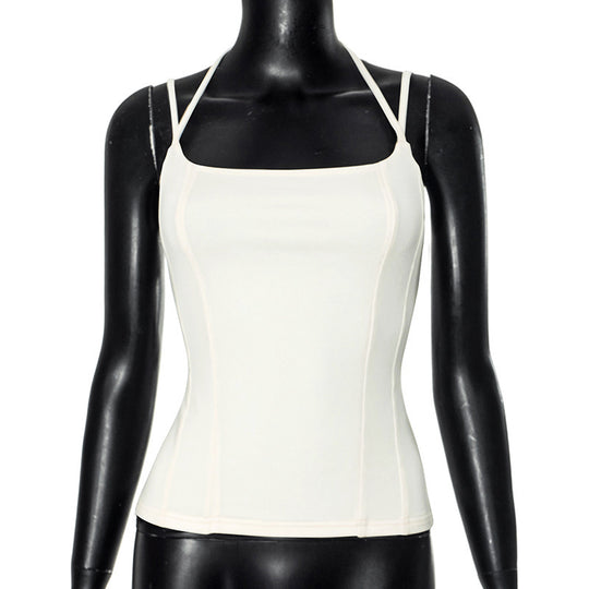 Damen Trägershirt mit elegantem Rückenausschnitt und figurbetontem Schnitt EB