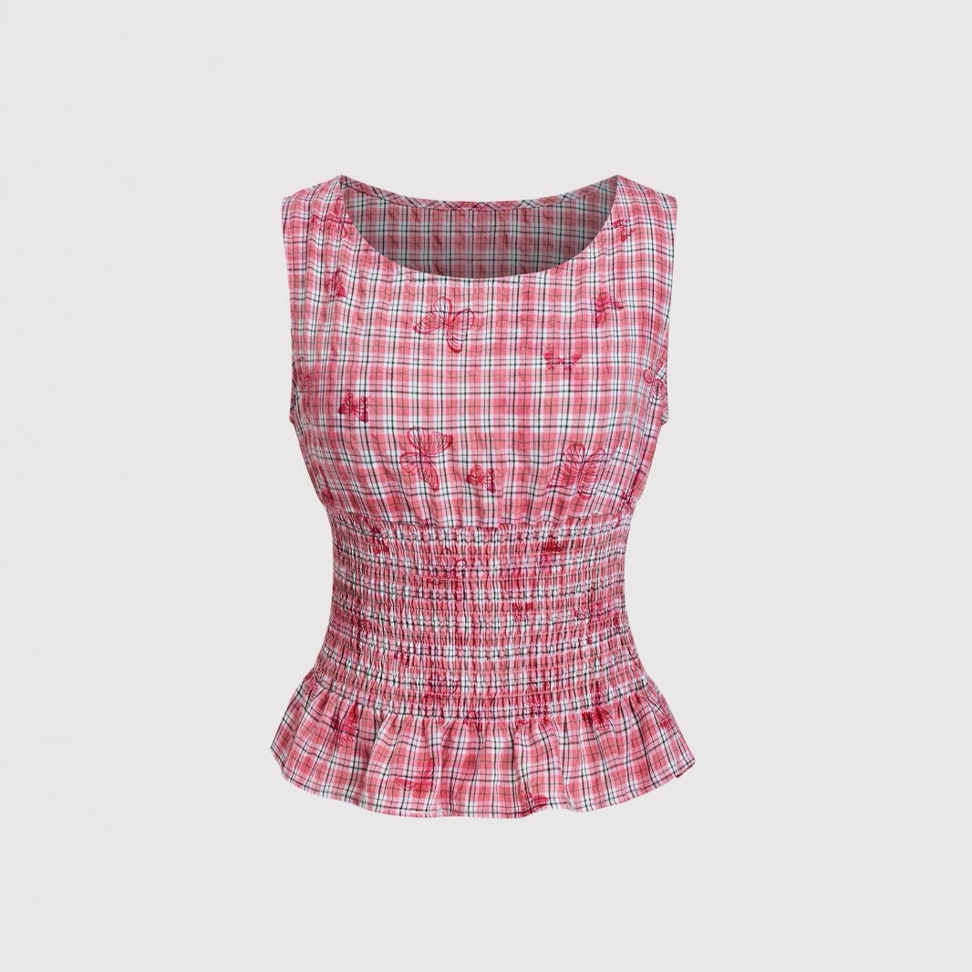 Damen schmeichelhafte Bluse mit floralen Musterungen EB