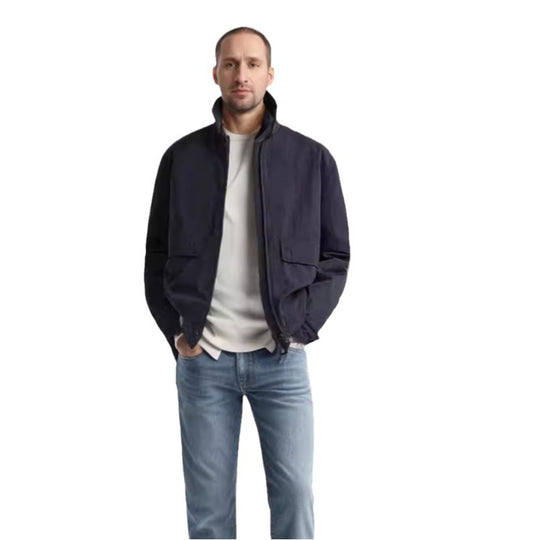 Herren lässige Jacke mit praktischen Taschen und modernem Schnitt EB