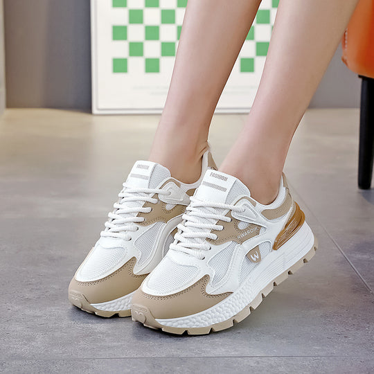 Damen Sportliche Sneakers mit atmungsaktivem Obermaterial und komfortabler Dämpfung EB