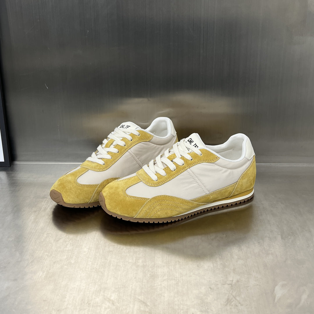 Damen Sportliche Sneaker mit atmungsaktiver Mesh-Oberfläche und rutschfester Sohle EB