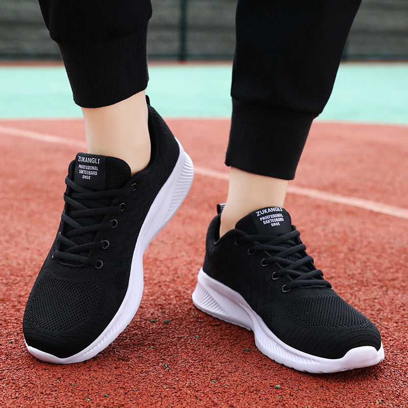 Damen modische Sportschuhe mit atmungsaktivem Obermaterial und rutschfester Sohle EB