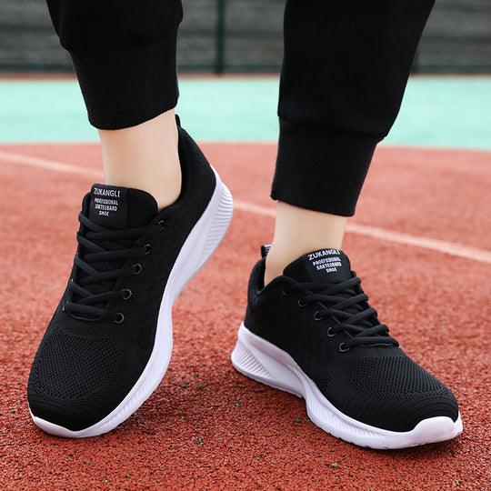 Damen modische Sportschuhe mit atmungsaktivem Obermaterial und rutschfester Sohle EB