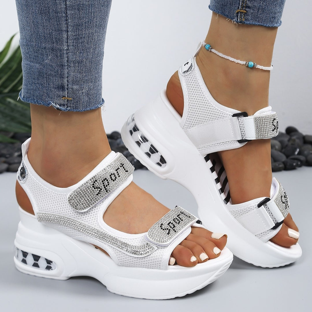 Damen Sportliche Sandalen mit funktionalem Klettverschluss EB