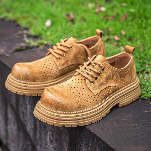 Damen modische Schnürschuhe mit atmungsaktiver Oberflächenstruktur EB