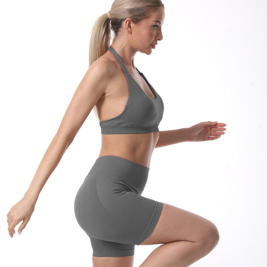 Damen Sport-BH und Shorts Set EB