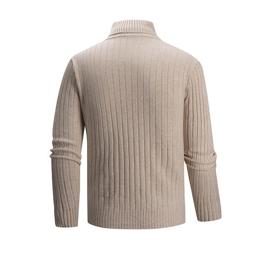 Herren Strickpullover mit Stehkragen EB
