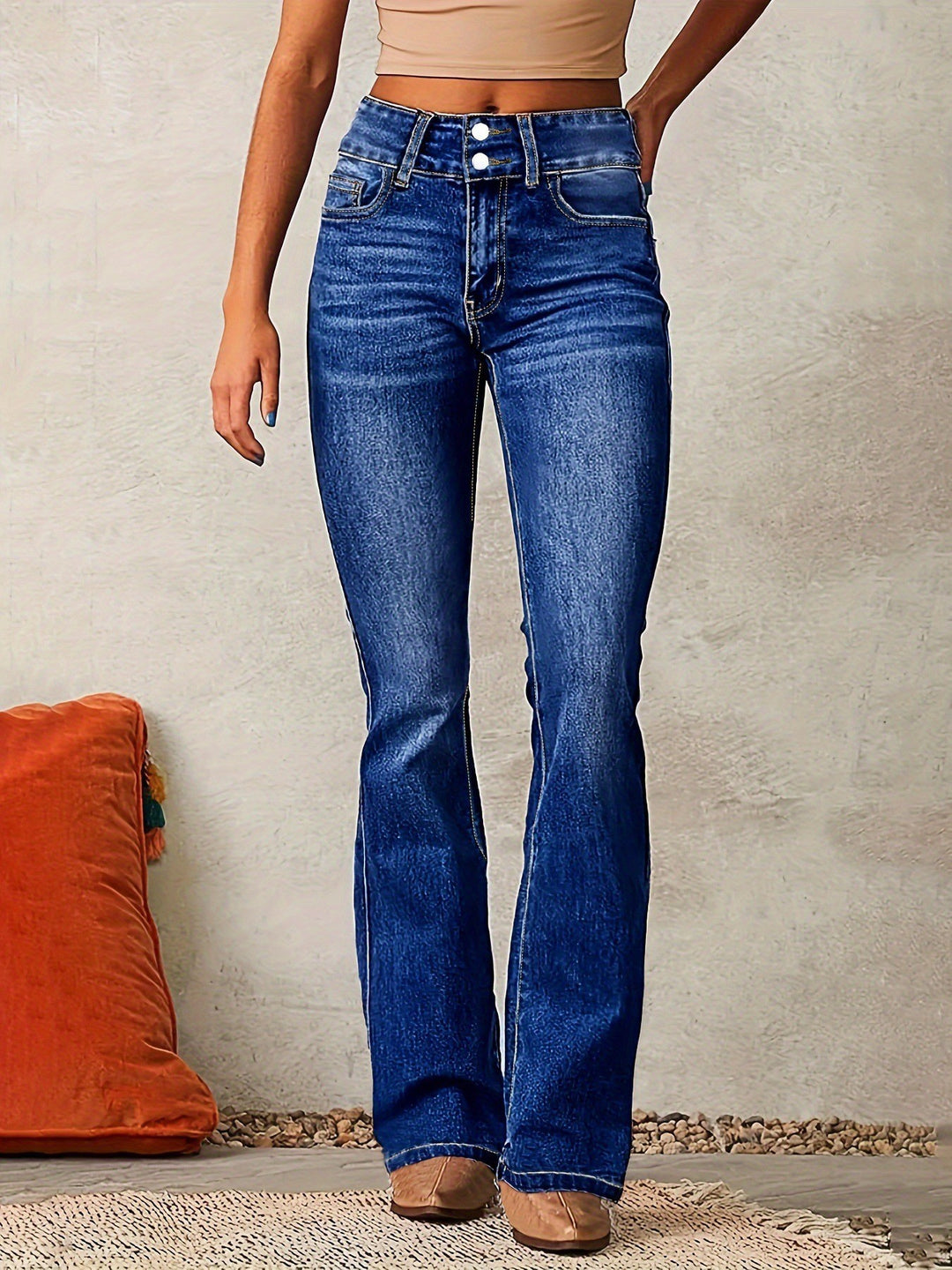 Damen Flared Jeans EB