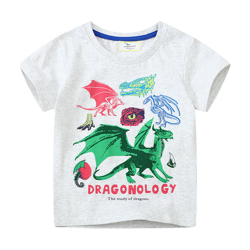 Jungen T-Shirt mit kreativem Drachenmotiv EB
