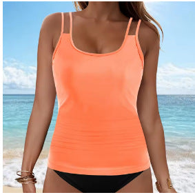 Damen Tankini-Oberteil mit modischem Rüschendesign EB