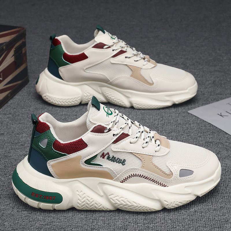 Damen Sportliche Chunky Sneakers mit atmungsaktiver Mesh-Oberfläche und dämpfender Sohle EB