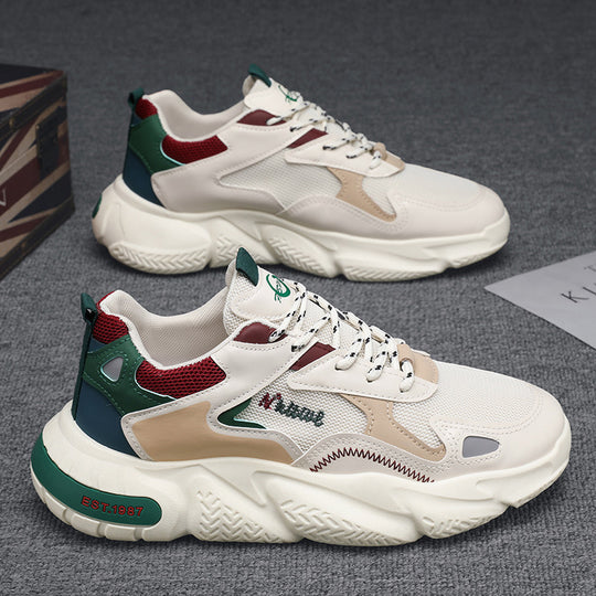 Damen Sportliche Chunky Sneakers mit atmungsaktiver Mesh-Oberfläche und dämpfender Sohle EB