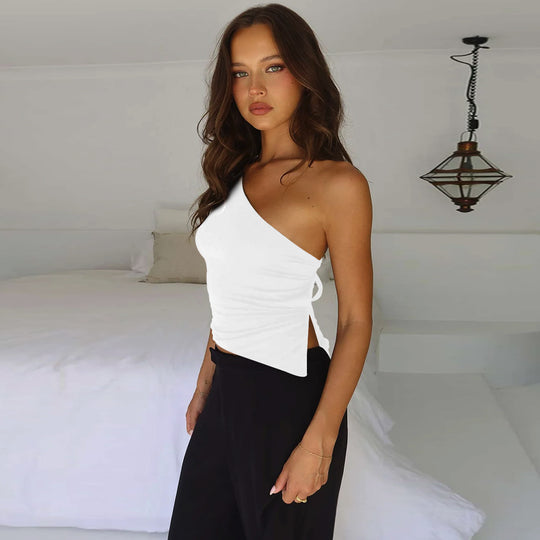Damen asymmetrisches Top EB