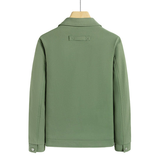 Herren lässige Freizeitjacke mit praktischen Taschen EB