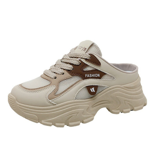 Damen modische Chunky Sneaker mit atmungsaktiver Mesh-Oberfläche und stabiler Dämpfung EB