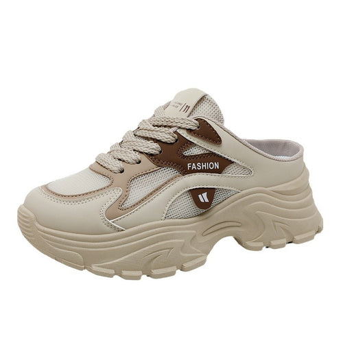 Damen modische Chunky Sneaker mit atmungsaktiver Mesh-Oberfläche und stabiler Dämpfung EB