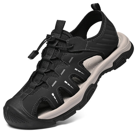 Herren Sportliche Outdoor-Sandalen mit rutschfester Sohle und verstellbarem Riemen EB