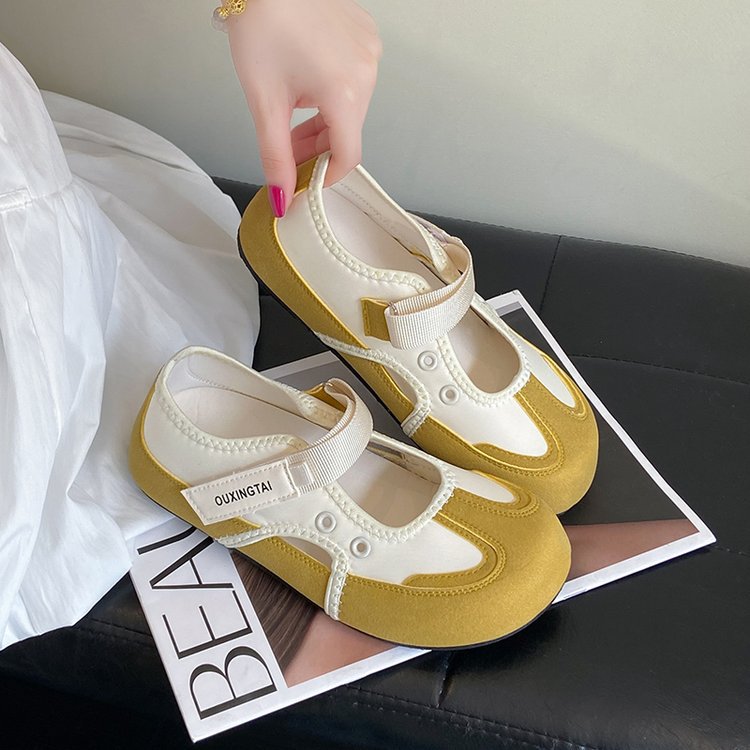 Damen bequeme Freizeitschuhe mit praktischem Klettverschluss und atmungsaktiver Oberflächenstruktur EB