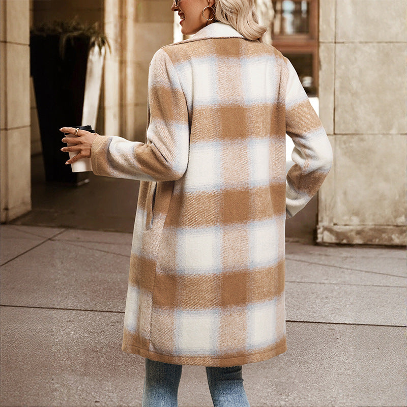 Damen eleganter Wollmantel EB