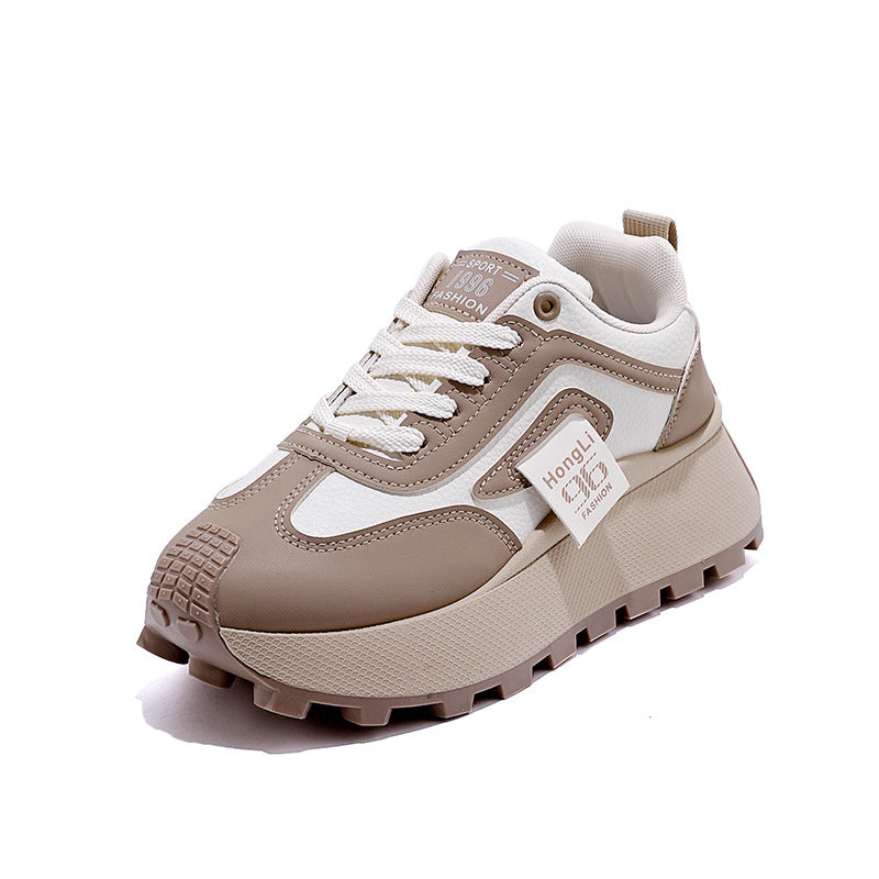 Damen Trendige Chunky Sneakers mit erhöhter Profilsohle EB