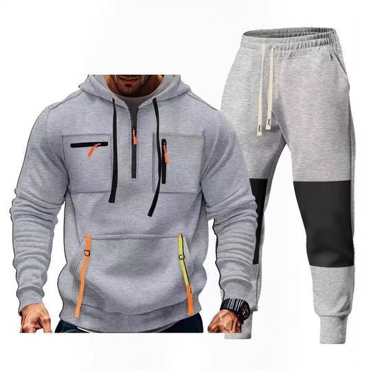 Herren Sportbekleidungsset mit funktionalen Taschen EB