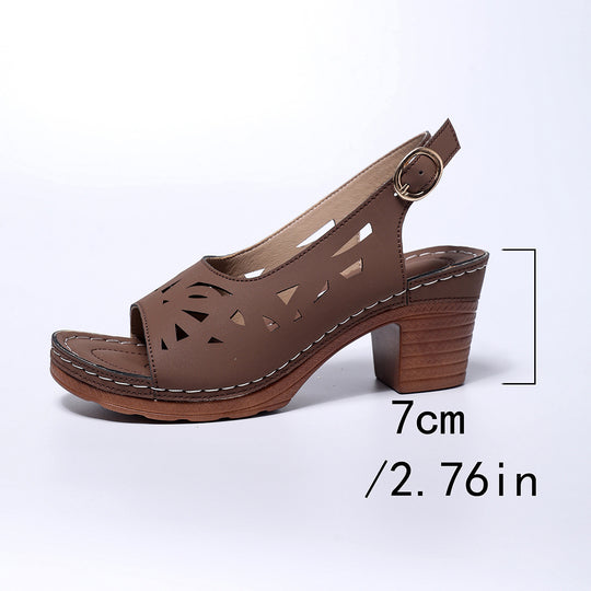 Damen Slingback Sandalen mit luftiger Schnittführung EB