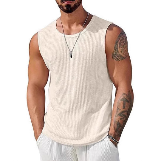 Herren Sportliches Tanktop mit atmungsaktiver Wabenstruktur EB