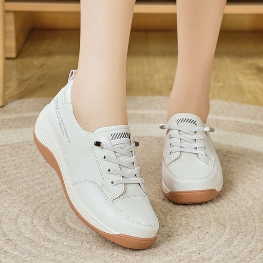 Damen Bequeme Freizeit-Sneaker mit stoßdämpfender Sohle EB