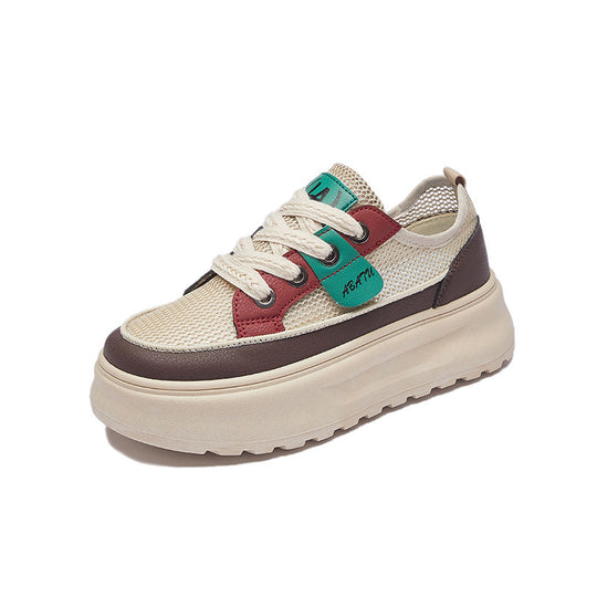Damen Modische Sneaker mit luftiger Netzstruktur und komfortabler Sohle EB