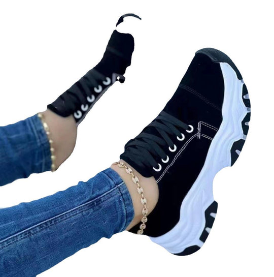 Damen Sportliche Sneaker mit dämpfendem Fußbett und atmungsaktivem Obermaterial EB