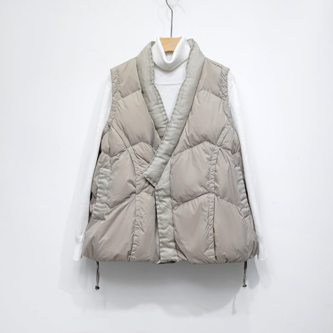 Damen Winter-Wende-Weste mit lässigem Schnitt EB