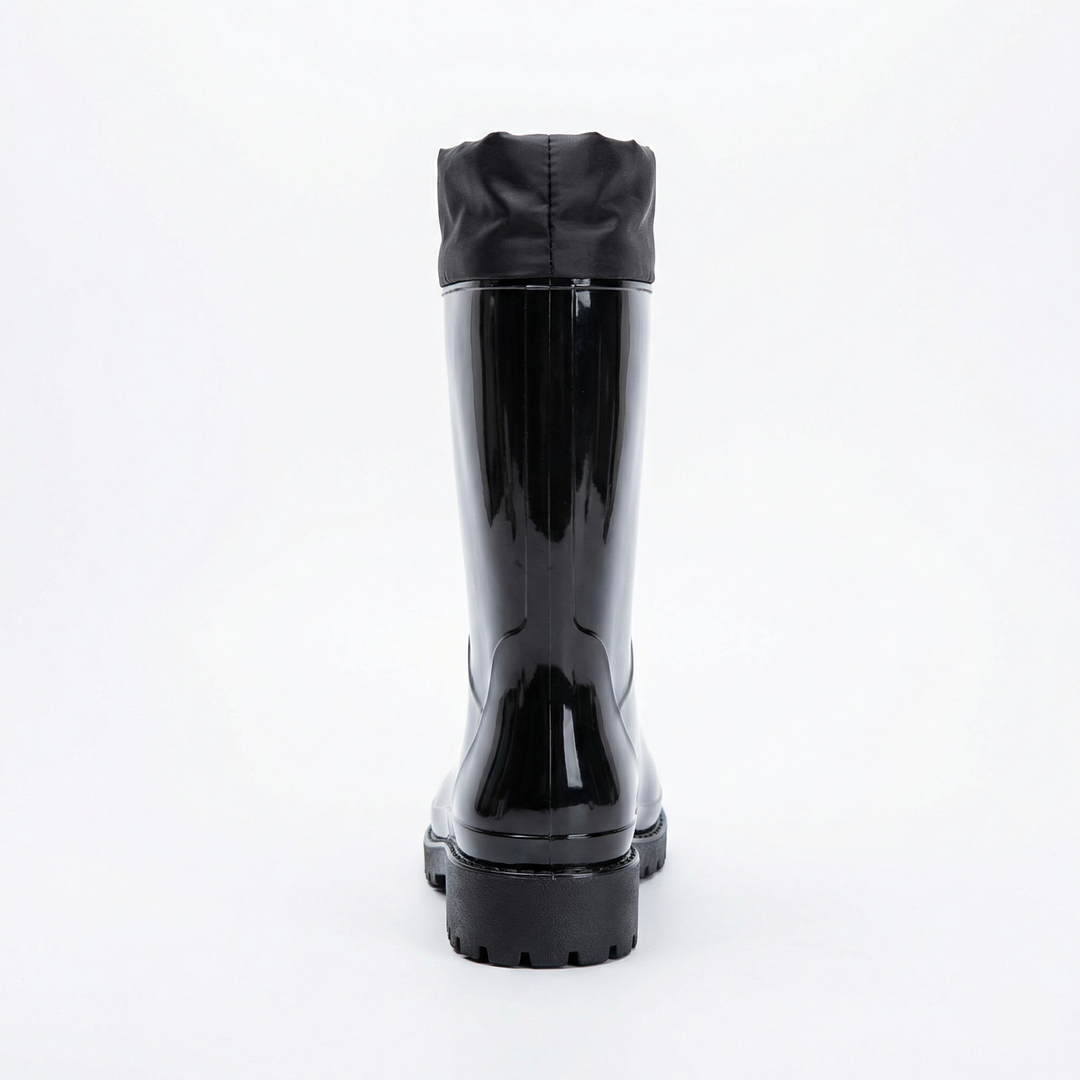 Damen Hochwertige und Stylische Gummistiefel mit Verstellbarem Schnürsystem EB