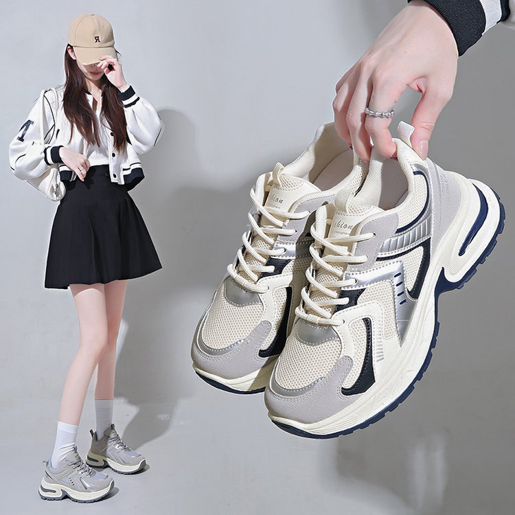 Damen Lifestyle Sneakers mit atmungsaktivem Obermaterial und stoßdämpfender Sohle EB