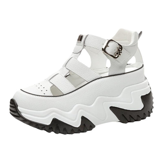 Damen Sportliche Sandalen mit rutschfestem Profil und angepasstem Riemendesign EB