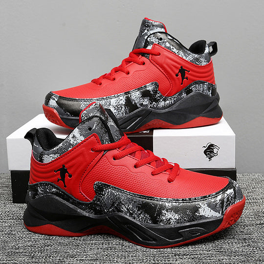 Damen Basketball Sneakers mit atmungsaktiver Mesh-Oberfläche und stoßdämpfendem Fußbett EB