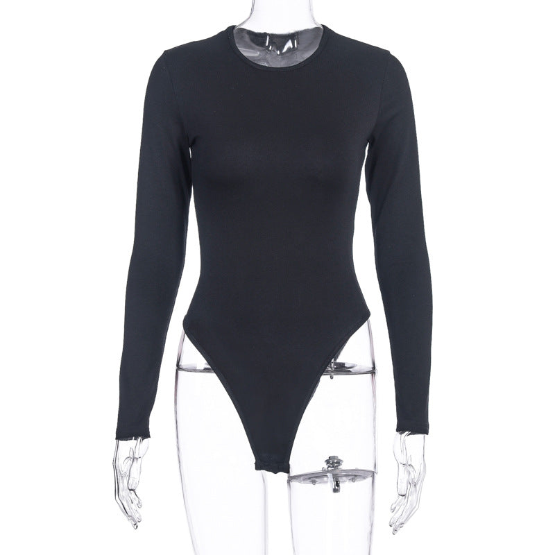 Damen Langarm-Bodysuit aus hautfreundlichem Stretchmaterial EB